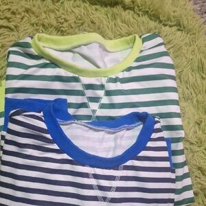 Striped Crew Neck Sweatshirts